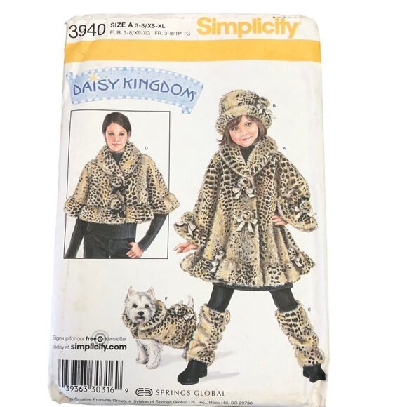 Lot of 8 Little Girl's Sewing Patterns All Uncut and Factory Folded Various Size - Picture 7 of 9